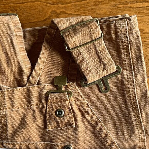 Carhartt tan canvas overalls 6 - Picture 8 of 8